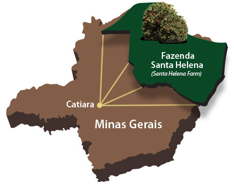 Mapa Santa Helena